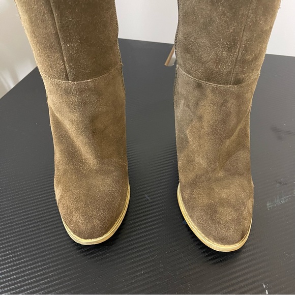 Sbicca Gusto Tan Suede Tall Boots Size 6 - Picture 9 of 16